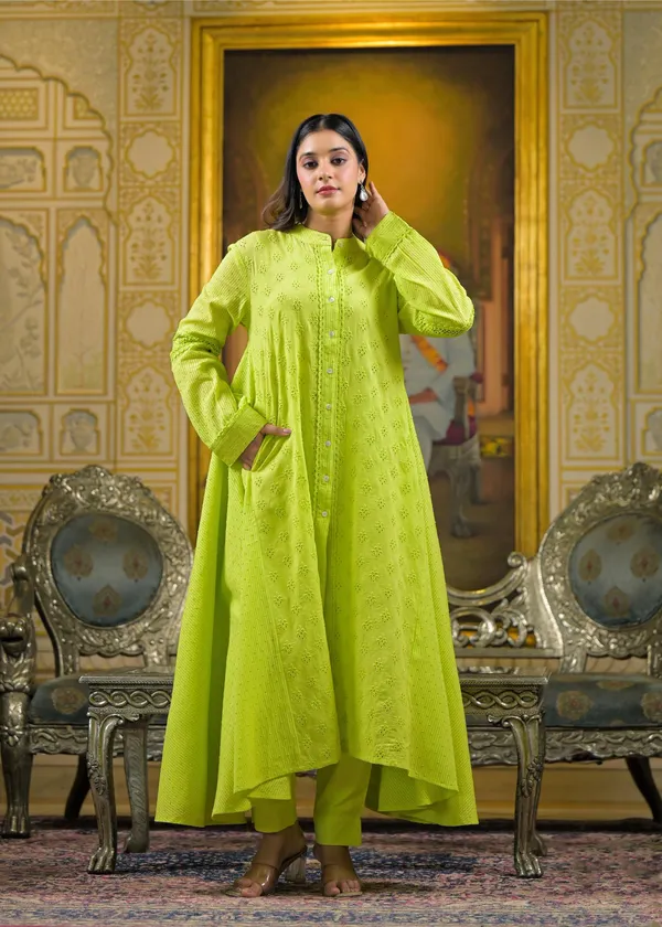 SKY_BLUE_SILK_Cotton_Premium_And_Elegant_Kurta_Sets_For_Women