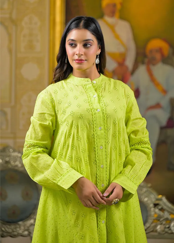 SKY_BLUE_SILK_Cotton_Premium_And_Elegant_Kurta_Sets_For_Women