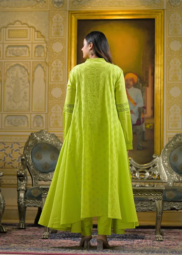 SKY_BLUE_SILK_Cotton_Premium_And_Elegant_Kurta_Sets_For_Women