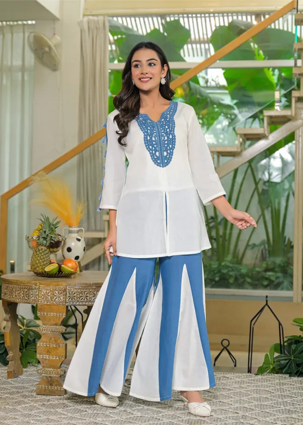 Blue_Crape_Premium_And_Elegant_Kurta_Sets_For_Women