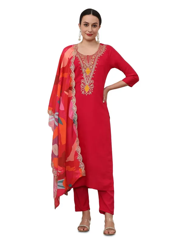 Jaipur_Kurti_Floral_Yoke_Design_Anarkali_Georgette_Flared_Kurta_&_Palazzos_Sets