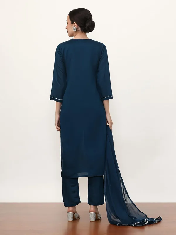 Teal_Jaipur_Kurti_Embroidered_Ethnic_Motifs_Kurta_Sets_With_Dupatta