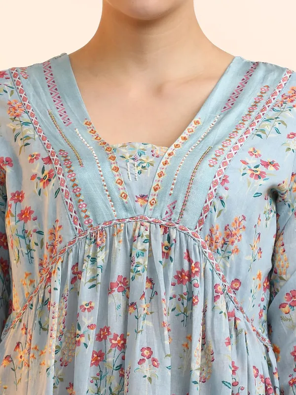 Blue_Jaipur_Kurti_Embroidered_Pure_Cotton_Floral_Kurta_Sets_With_Dupatta
