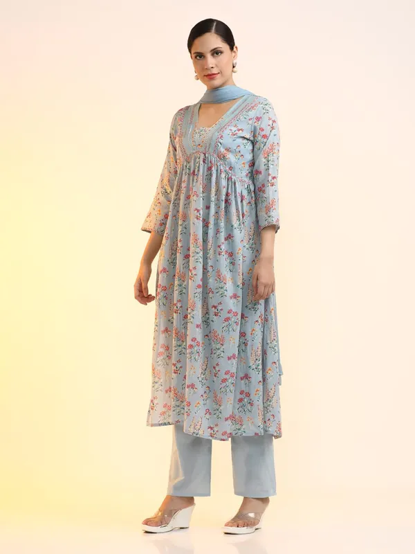 Blue_Jaipur_Kurti_Embroidered_Pure_Cotton_Floral_Kurta_Sets_With_Dupatta