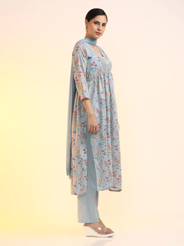Blue_Jaipur_Kurti_Embroidered_Pure_Cotton_Floral_Kurta_Sets_With_Dupatta