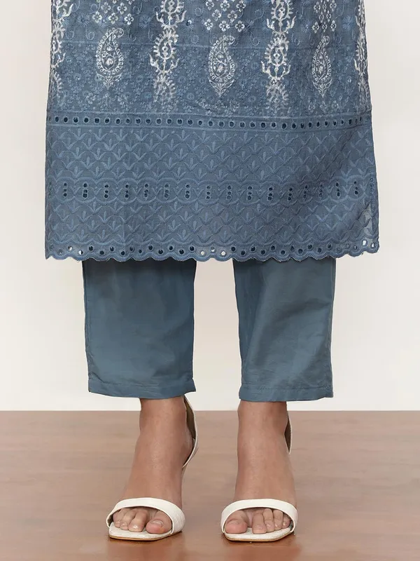 Blue_Jaipur_Kurti_Embroidered_Linen_Floral_Kurta_Sets_With_Dupatta