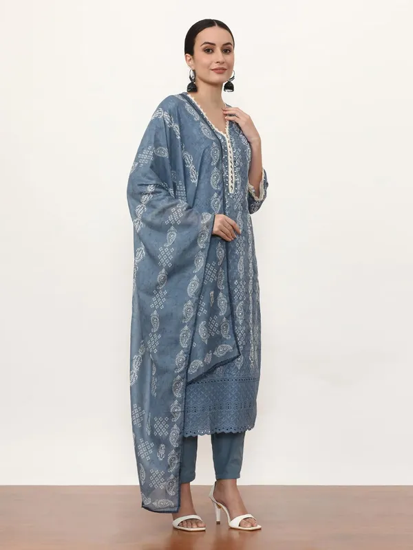Blue_Jaipur_Kurti_Embroidered_Linen_Floral_Kurta_Sets_With_Dupatta