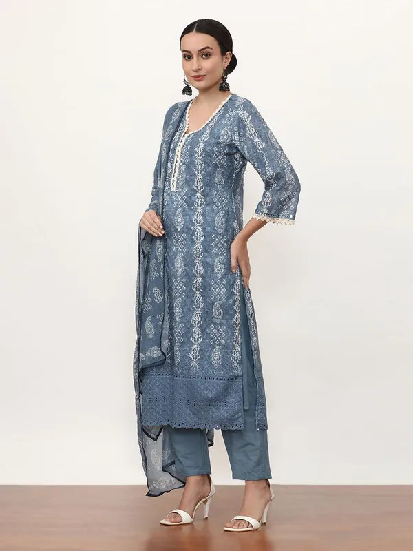 Blue_Jaipur_Kurti_Embroidered_Linen_Floral_Kurta_Sets_With_Dupatta