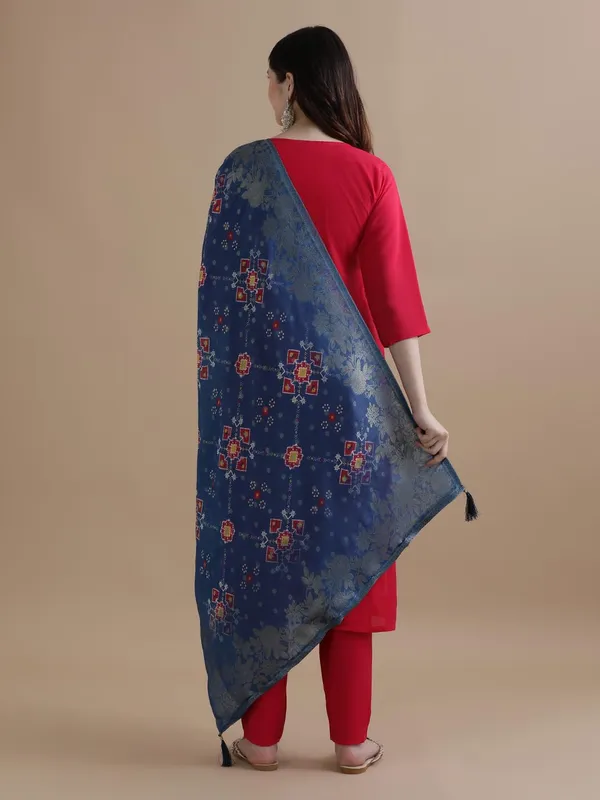 Red_Jaipur_Kurti_Embroidered_Chanderi_Cotton_Ethnic_Motifs_Kurta_Sets_With_Dupatta
