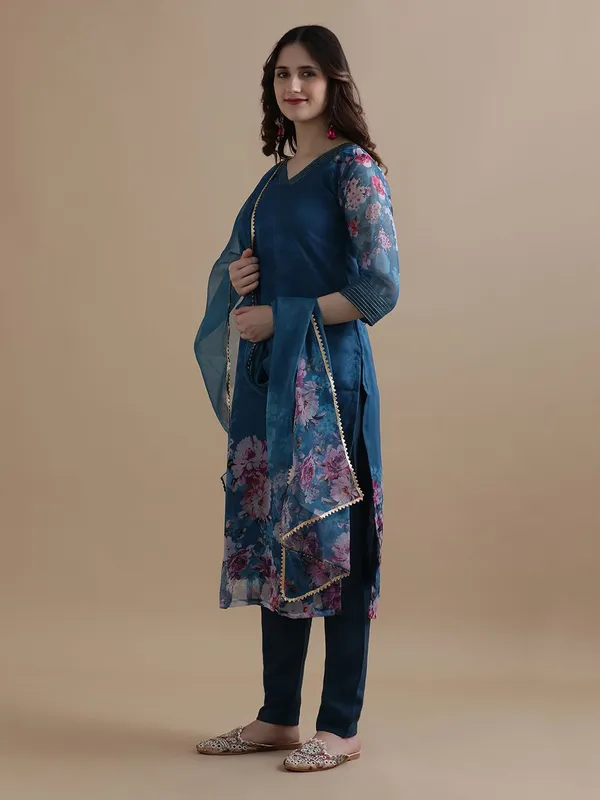 Navy_Blue_Jaipur_Kurti_Embroidered_Chanderi_Cotton_Ethnic_Motifs_Kurta_Sets_With_Dupatta