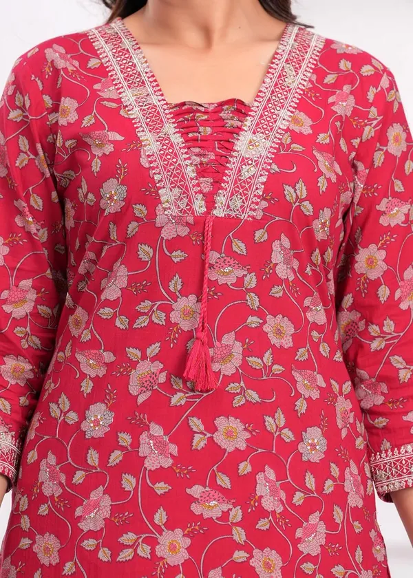 Women's_Pure_Cotton_Printed_With_Handwork_Kurta_with_Pants_and_Dupatta_Set_|_Ethnic_Set_|_Suit_Set_|_Kurta_Set