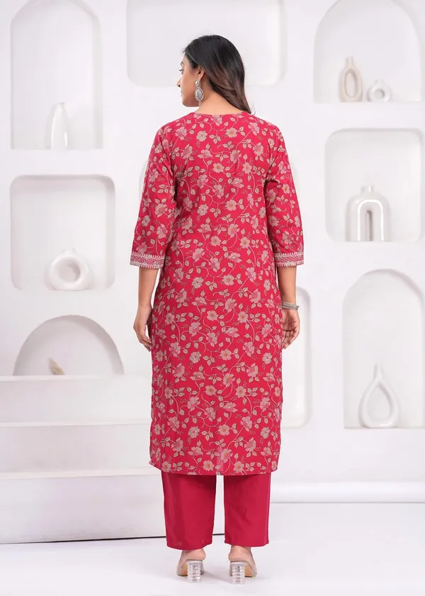 Women's_Pure_Cotton_Printed_With_Handwork_Kurta_with_Pants_and_Dupatta_Set_|_Ethnic_Set_|_Suit_Set_|_Kurta_Set