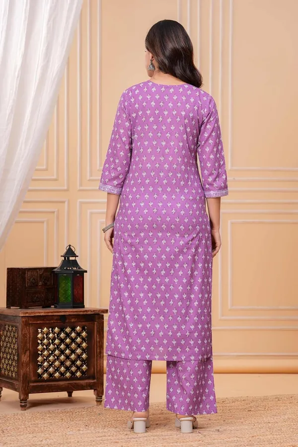 Purple_Pure_Cotton_Printed_Straight_Kurta_Set_With_Palazzo_And_Dupatta
