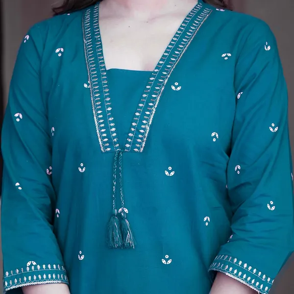 Blue_Pure_Cotton_Printed_Straight_Kurta_Set_With_Palazzo_Pants_And_Dupatta