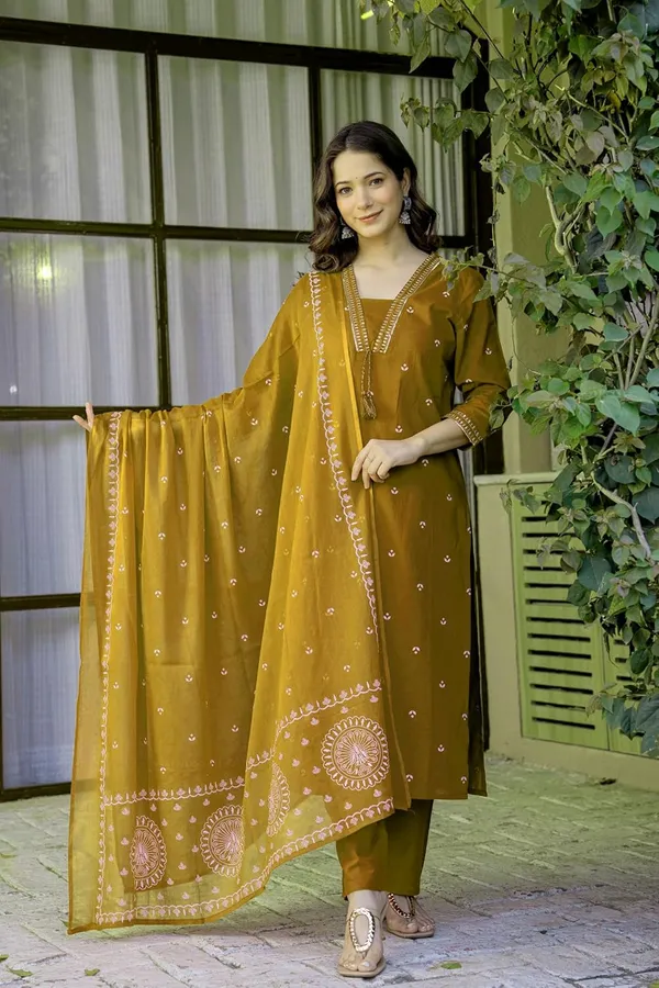 Yellow_Pure_Cotton_Printed_Straight_Kurta_Set_With_Palazzo_Pants_And_Dupatta