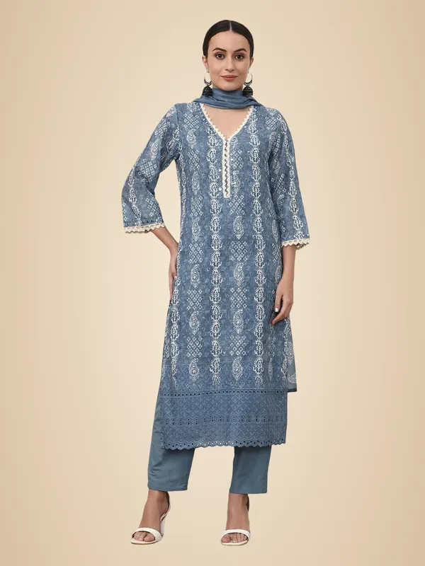 Blue_Jaipur_Kurti_Embroidered_Linen_Floral_Kurta_Sets_With_Dupatta