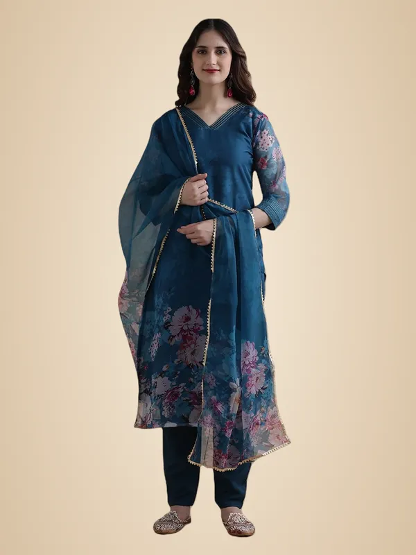 Navy_Blue_Jaipur_Kurti_Embroidered_Chanderi_Cotton_Ethnic_Motifs_Kurta_Sets_With_Dupatta
