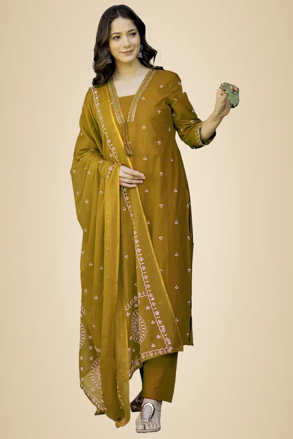 Yellow_Pure_Cotton_Printed_Straight_Kurta_Set_With_Palazzo_Pants_And_Dupatta