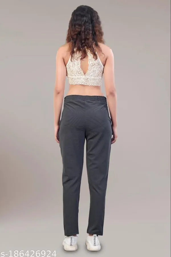 Grey_Premium_Poly_Blend_Track_Pants_For_Women_Adults