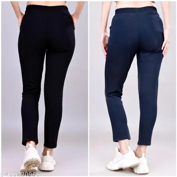 Black_&_Navy_Blue_Premium_Poly_Blend_Track_Pants_For_Women_Adults