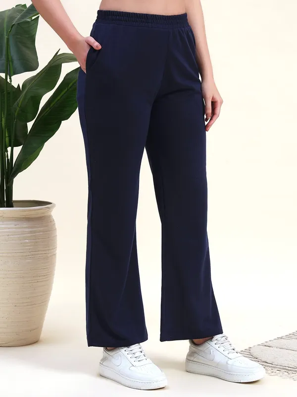 Navyblue_Premium_PolyCotton_Track_Pants_For_Women_Adults
