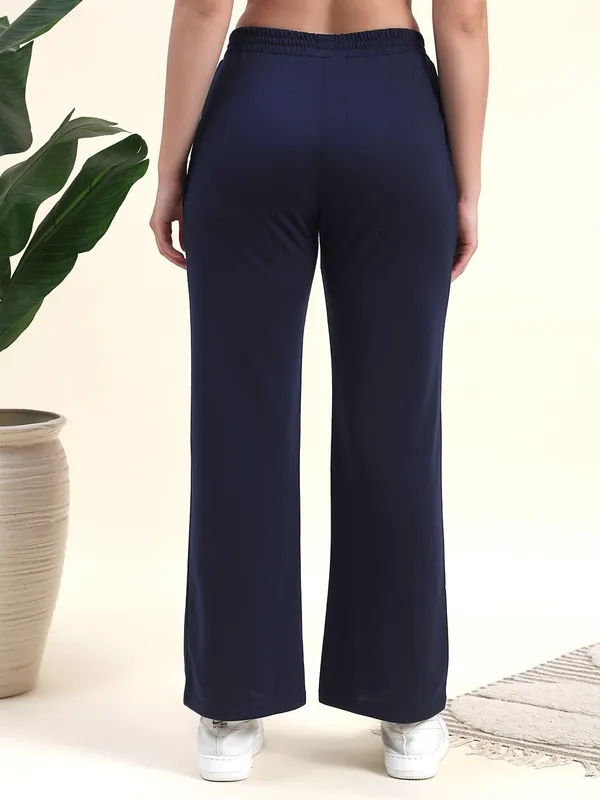 Navyblue_Premium_PolyCotton_Track_Pants_For_Women_Adults