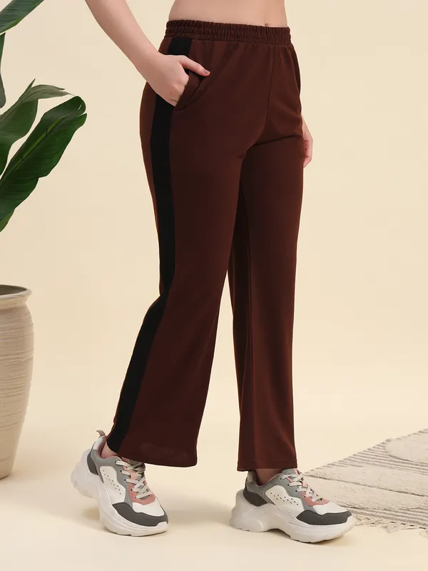 Brown_Premium_Poly_Lycra_Track_Pants_For_Women_Adults