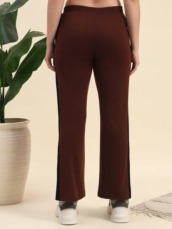Brown_Premium_Poly_Lycra_Track_Pants_For_Women_Adults
