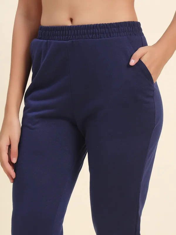 Navyblue_Premium_PolyCotton_Track_Pants_For_Women_Adults