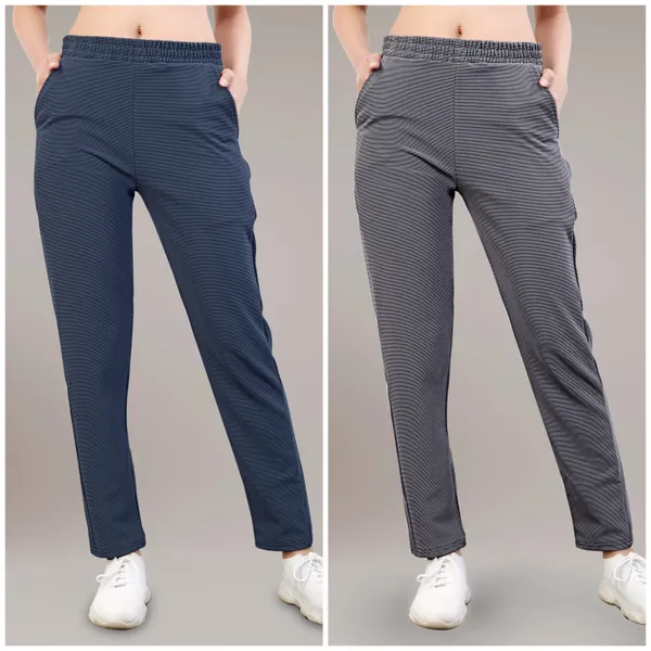 Navyblue_&_Grey_Premium_Poly_Blend_Track_Pants_For_Women_Adults