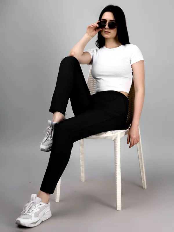 Black_Premium_Blend_Track_Pants_For_Women_Adults