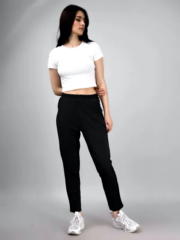 Black_Premium_Blend_Track_Pants_For_Women_Adults