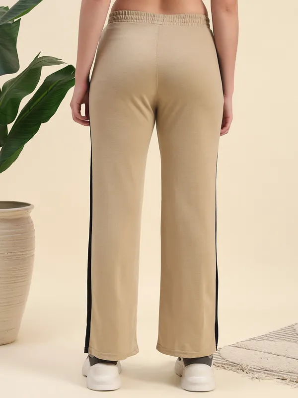 Beige_Premium_Poly_Blend_Track_Pants_For_Women_Adults