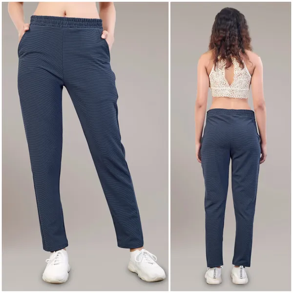 Navyblue_Premium_Poly_Blend_Trouser_Pants_For_Women_Adults