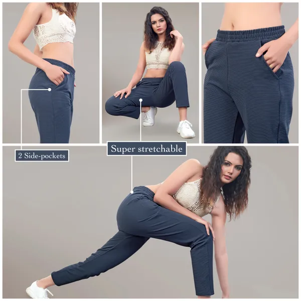 Navyblue_Premium_Poly_Blend_Trouser_Pants_For_Women_Adults
