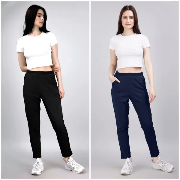 Black_&_Navy_Blue_Premium_Poly_Blend_Track_Pants_For_Women_Adults