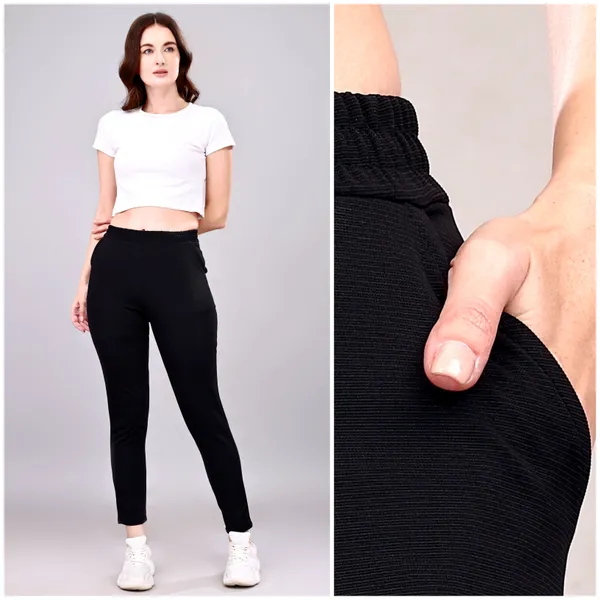 Black_Premium_Poly_Blend_Lycra_Track_Pants_For_Women_Adults