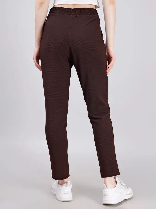Brown_Premium_Blend_Track_Pants_For_Women_Adults