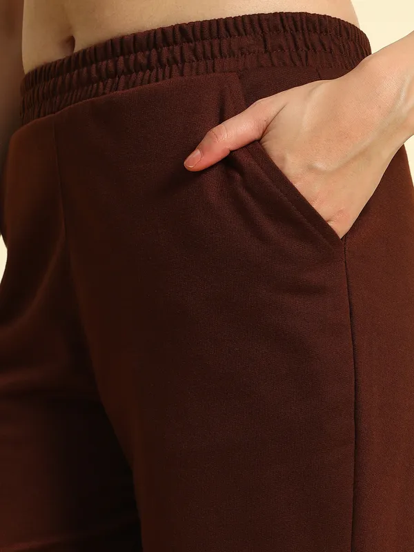 Brown_Premium_Poly-Cotton_Track_Pants_For_Women_Adults