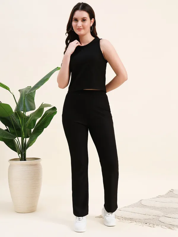 Black_PremiumPoly_Blend_Co-Ord_Set_For_Women_Adults