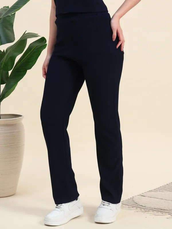 Navyblue_Premium_Blend_Track_Pants_For_Women_Adults
