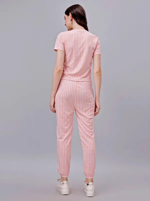 Pink_Premium_Poly_Blend_Co-Ord_Set_For_Women_Adults