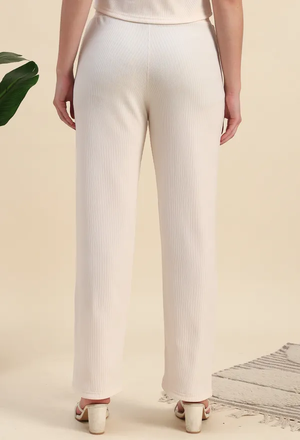 Cream_Premium_Blend_Pants_For_Women_Adults