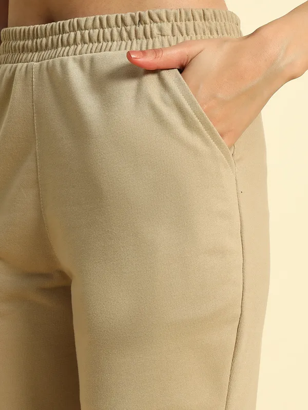 Beige_Premium_Poly_Blend_Track_Pants_For_Women_Adults