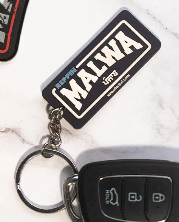 Keychains_|_Pu_And_Metal_|_Black