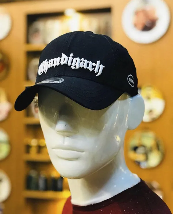 Chandigarh_Black_Cotton_Cap