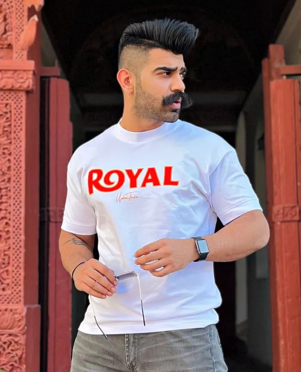 Royal_Cotton_Lycra_T-Shirt_|_White