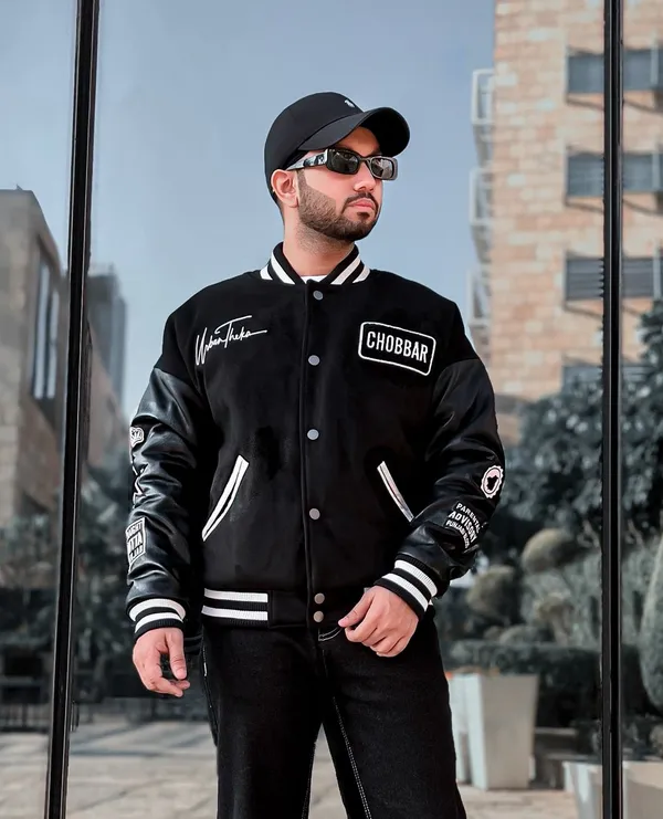 Chobbar_Black_Varsity_Jacket