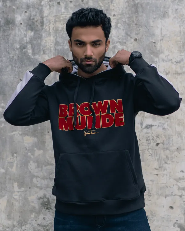 Brown_Munde_Hoodie_|_Black_And_White