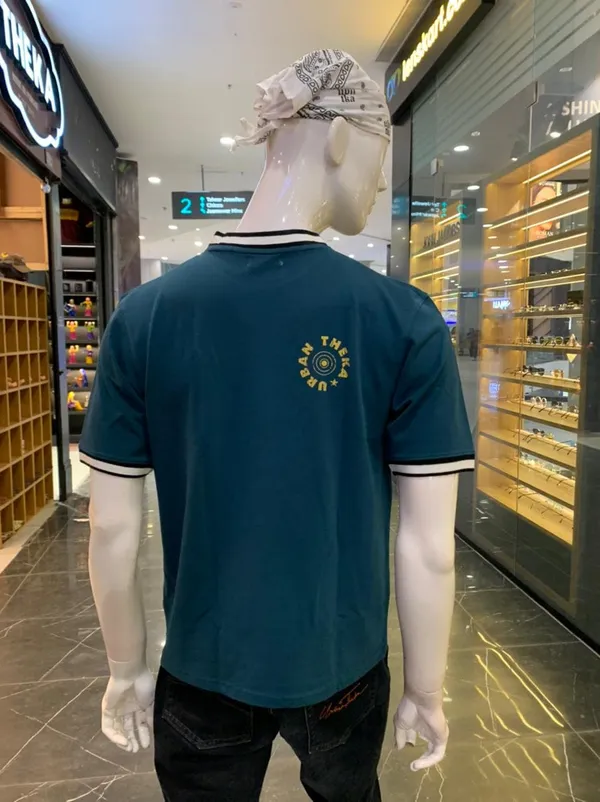 Punjab_Map_Teal_Green_Mens_T-Shirt